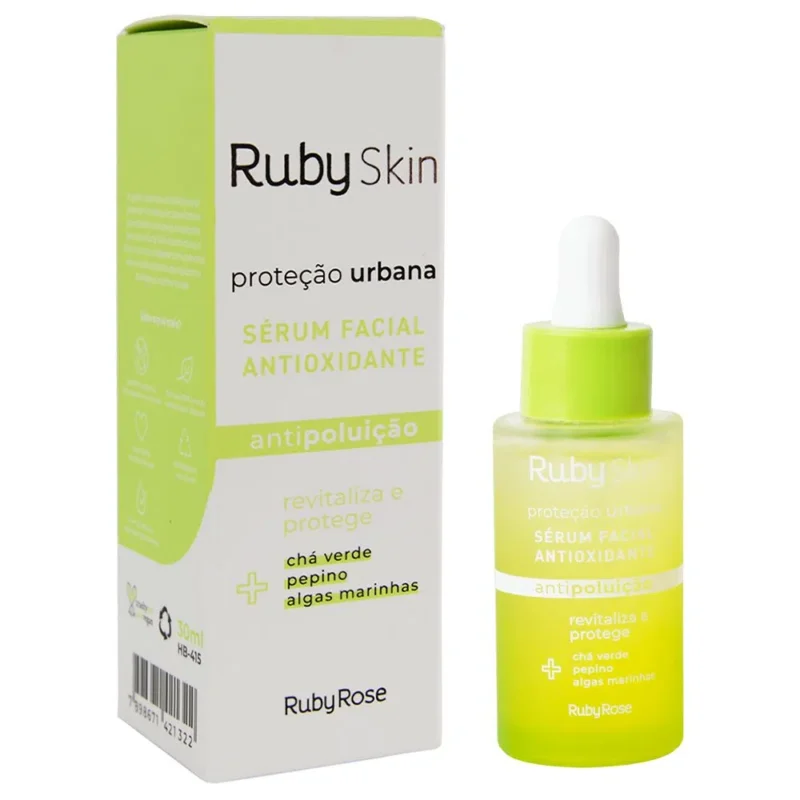 SERUM FACIAL ANTIOXIDANTE PROTECAO URBANA  RUBYROSE