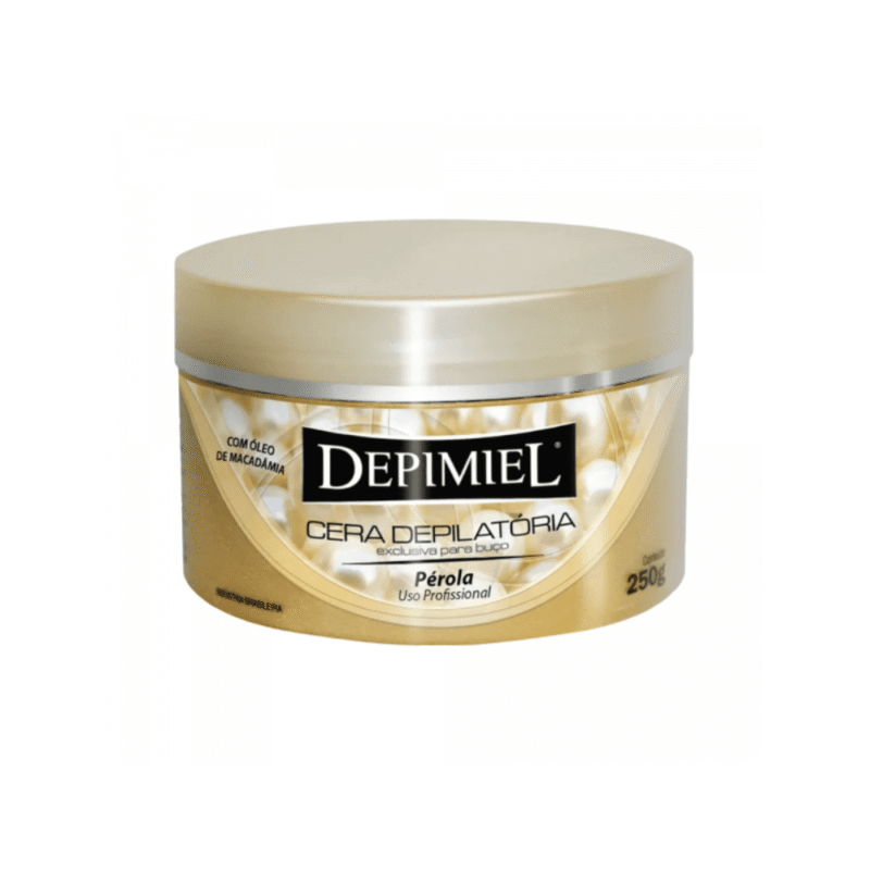 CERA DEPILATORIA PARA BUCO DEPIMIEL PEROLA 250G