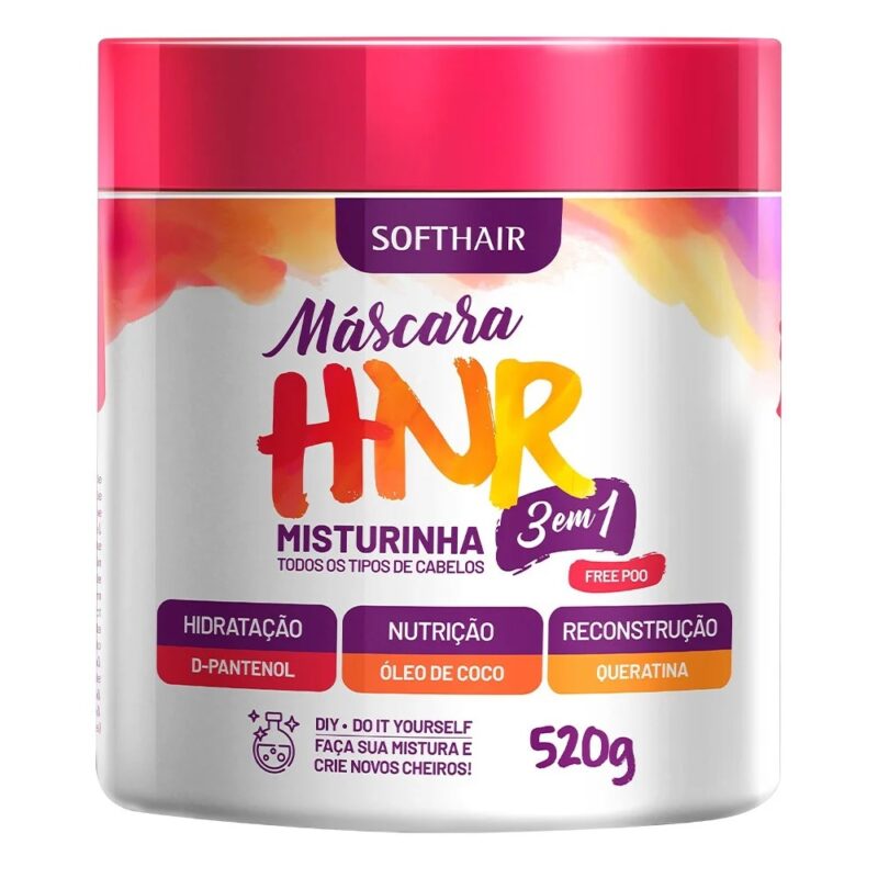 MÁSCARA MISTURINHA HNR SOFT HAIR 520G - Imagem 2