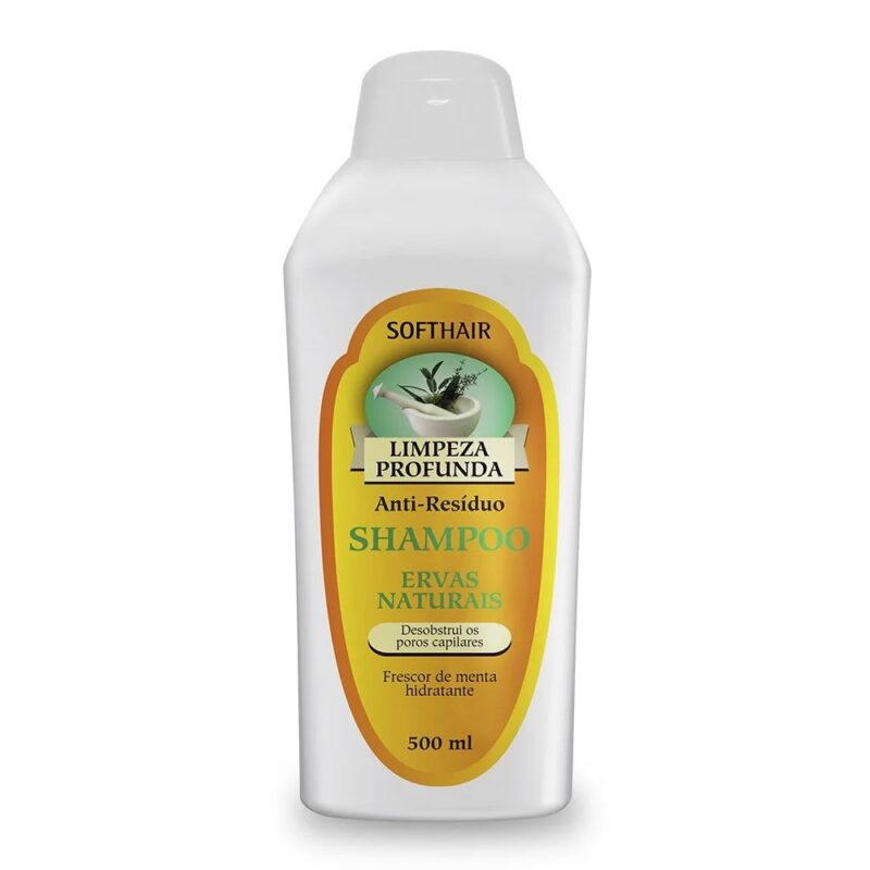 Shampoo Limpeza Profunda Ervas Naturais Soft Hair