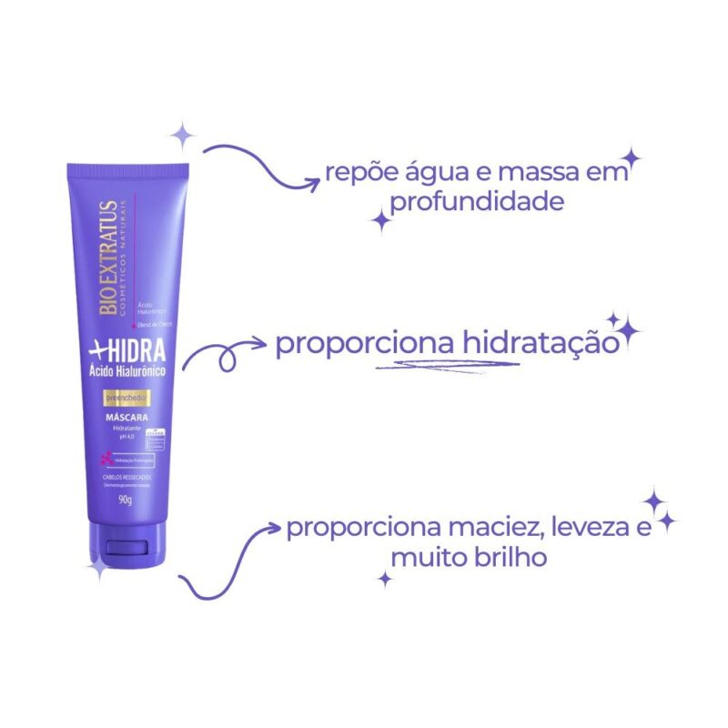 KIT SHAMPOO E CONDICIONADOR +HIDRA  BIO EXTRATUS - Imagem 4