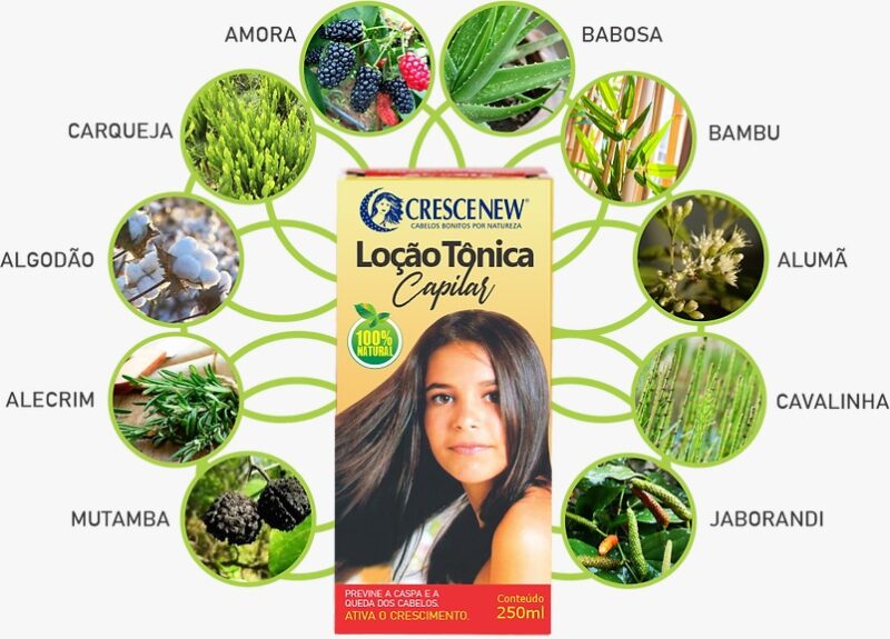 LOCAO TONICA CAPILAR CRESCENEW 250ML - Imagem 2