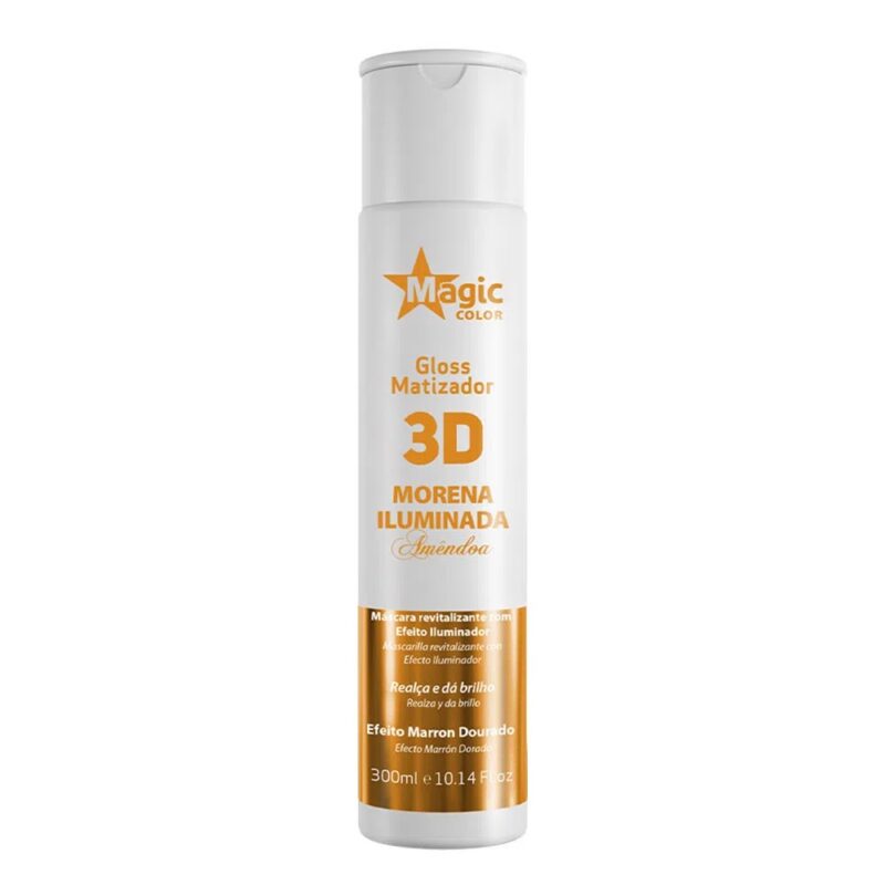 MATIZADOR 3D MORENA ILUMINADA AMÊNDOA MAGIC COLOR  300ml