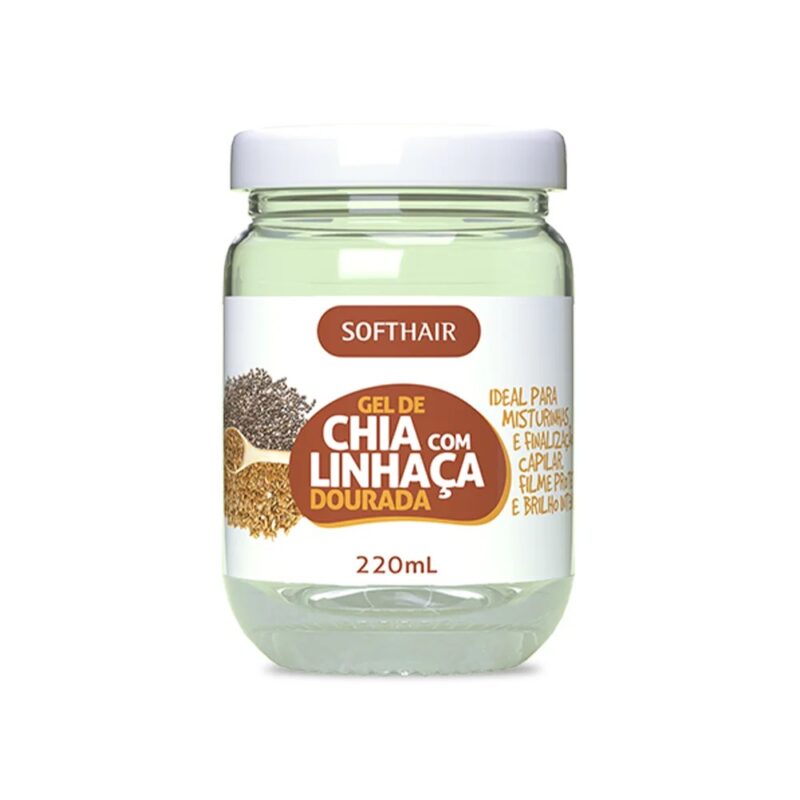 GEL DE CHIA COM LINHACA SOFT HAIR 220ML