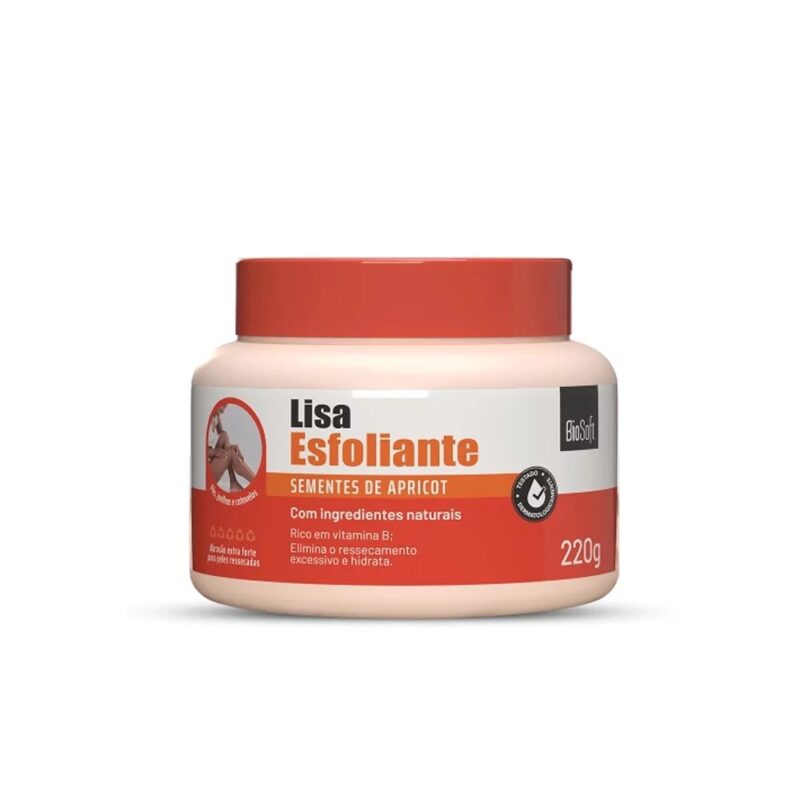 CREME ESFOLIANTE BIO SOFT LISA SEMENTES APRICOT 220G