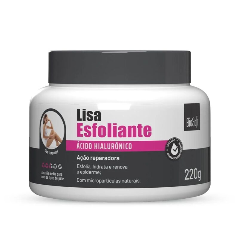 CREME ESFOLIANTE BIO SOFT LISA ACIDO HIALURONICO BIO SOFT 220G