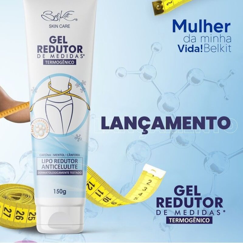 GEL REDUTOR DE MEDIDAS BELKIT SKIN CARE 150G - Imagem 3
