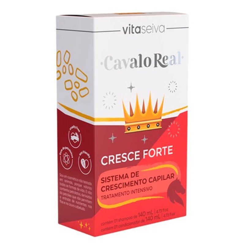 KIT SHAMPOO E CONDICIONADOR VITA SEIVA CAVALO REAL 140ML