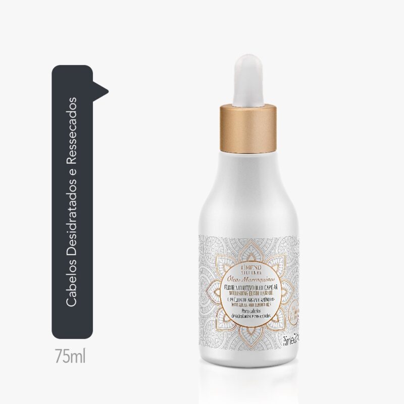 ELIXIR NUTRITIVO ÓLEO CAPILAR AMEND MILLENAR ÓLEOS MARROQUINOS 75ML - Imagem 3