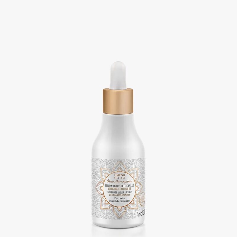ELIXIR NUTRITIVO ÓLEO CAPILAR AMEND MILLENAR ÓLEOS MARROQUINOS 75ML