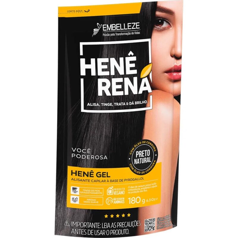Henê Rená Preto Natural 180G