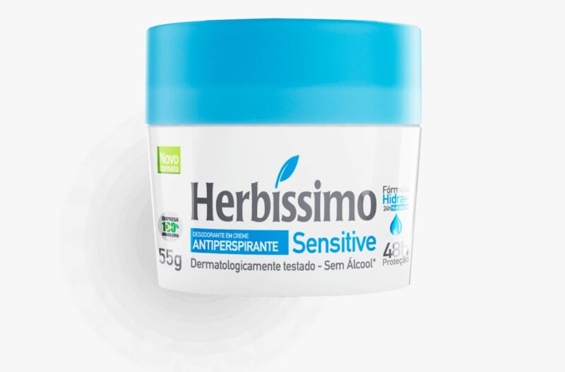 DESODORANTE HERBISSIMO CREME SENSITIVE 55G